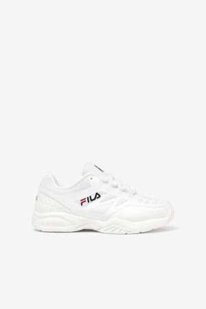 FILA Axilus Jr Shoes White,Kids Tennis | CA.UWJVYM036